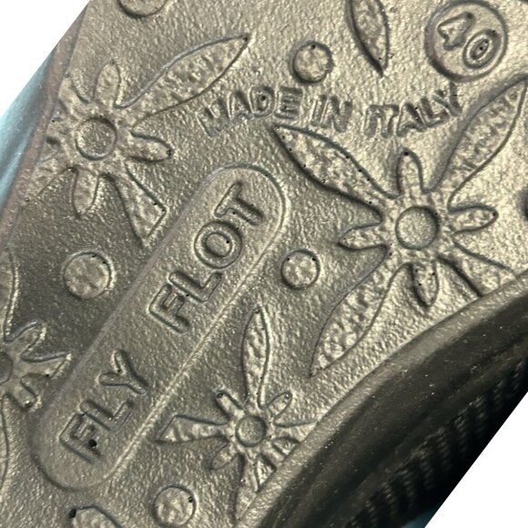 Fly Flot Italian Classic Open Back Mesh Clog Slip on Shoes SIZE 9.5 / 40 - Picture 7 of 7